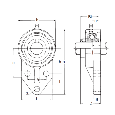 Подшипниковый узел UCFK 202