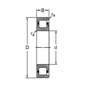 Цилиндрический роликовый подшипник 102305 (N 305 V)