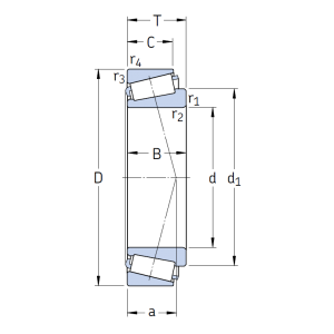 Конический роликовый подшипник 32206 J2/Q