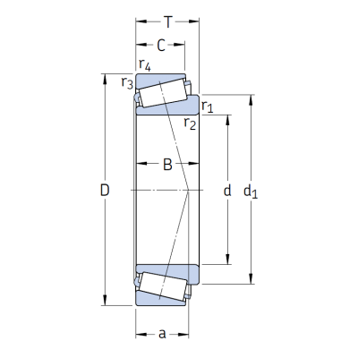 Конический роликовый подшипник 32206 J2/Q