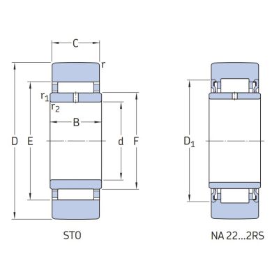 Подшипник NA 2204 2RS