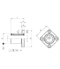 Подшипник LMEK 40 UU