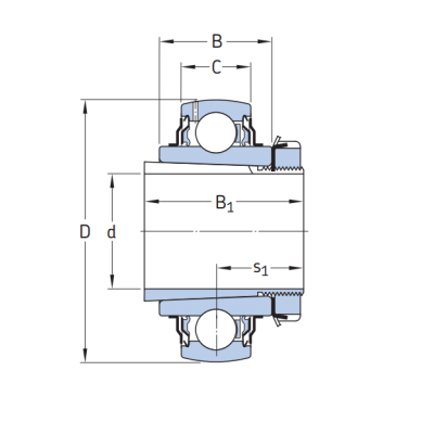 Корпусный подшипник YSA 206-2FK