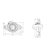 Подшипниковый узел UCFL 310