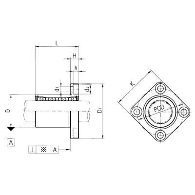 Подшипник LMK 6 UU