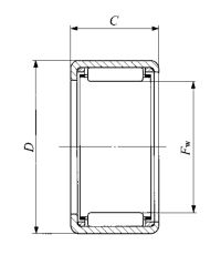 Игольчатый подшипник TA 1212 Z (IKO)