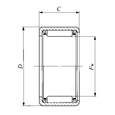 Игольчатый подшипник TA 1212 Z (IKO)