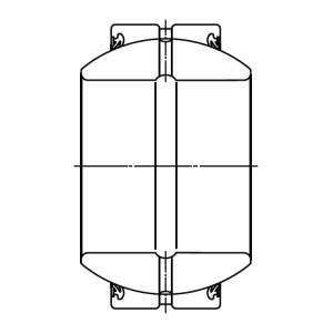 Шарнирный подшипник GE 70 ES 2RS