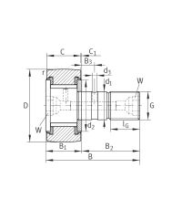 Подшипник KRV 26 PP A