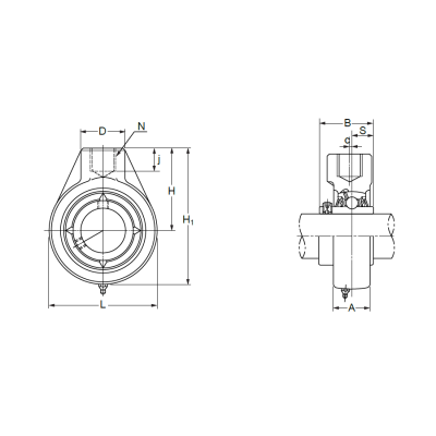 Подшипниковый узел UCHA 210 (UCHB 210)