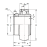 Корпусный подшипник UC 308