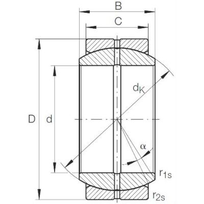 Шарнирный подшипник GE 35 DO