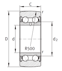 Подшипник LR 5202 2Z TVH XL