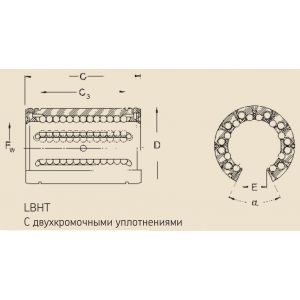 Подшипник LBHT 30 A 2LS