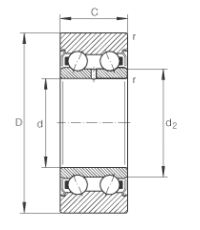 Подшипник LR 5202 X 2Z TVH XL