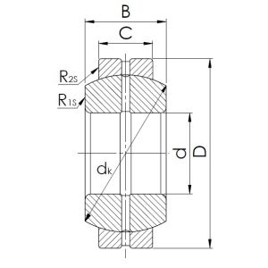 Шарнирный подшипник GE 45 ES