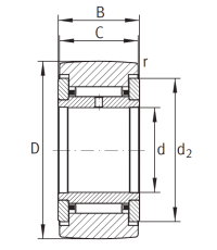 Игольчатый подшипник NATR 5