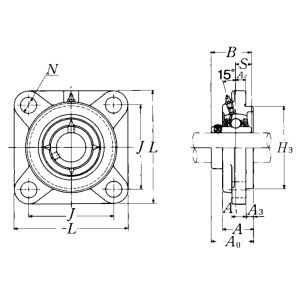 Подшипниковый узел UCFS 312 D1