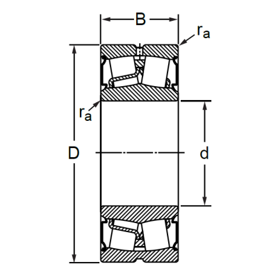 Сферический роликовый подшипник BS2-2216-2CS (BS2-2216-2CS)