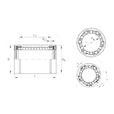 Подшипник KB 40 PP