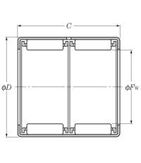 Игольчатый подшипник HK 1522 ZWD