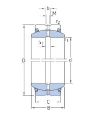 Шарнирный подшипник GE 25 ES 2RS