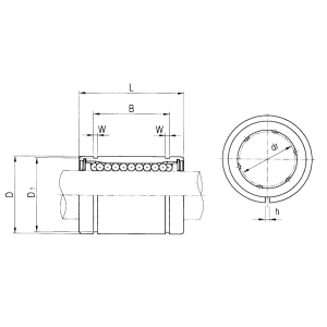 Подшипник LM 30 UU AJ