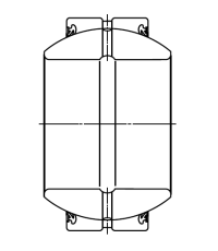 Шарнирный подшипник GEH 45 ES 2RS