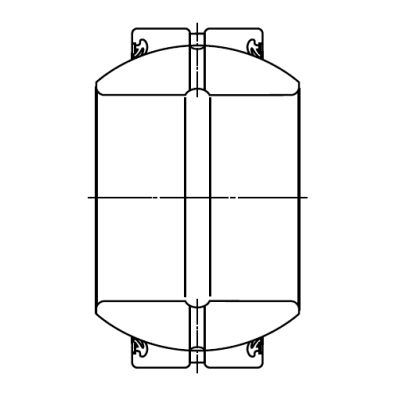 Шарнирный подшипник GEH 45 ES 2RS