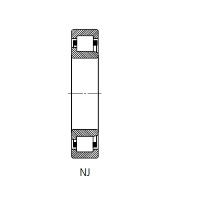 Цилиндрический роликовый подшипник 42203 (NJ 203)