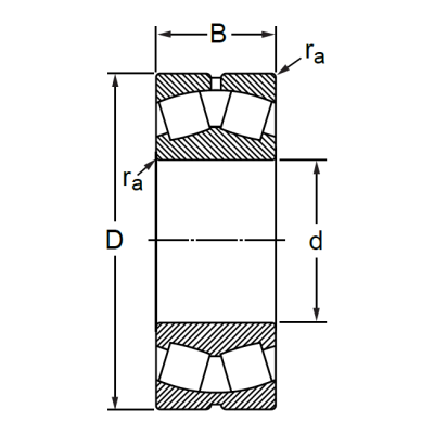 Сферический роликовый подшипник 3003132AMH (23032 CAW33)