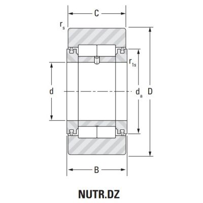 Игольчатый подшипник NUTR 20 DZ