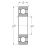 Однорядный шариковый подшипник 6014 CM