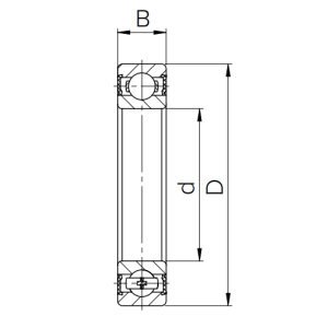 Шариковый однорядный подшипник 70-180312 (6312 2RSC3)