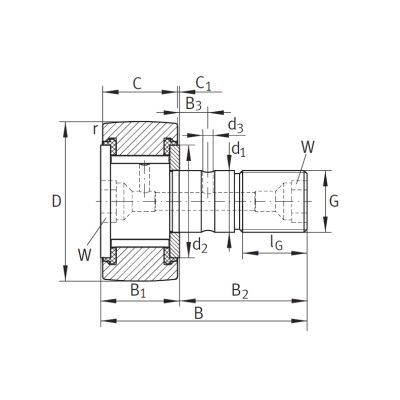 Подшипник KRV 19 PP A