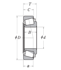 Конический роликовый подшипник HR 30303 J