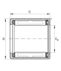 Подшипник обгонной муфты обгонная муфта HF 3020- L564