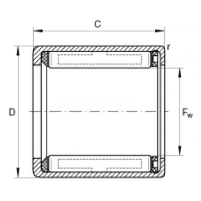 Подшипник обгонной муфты обгонная муфта HF 3020- L564