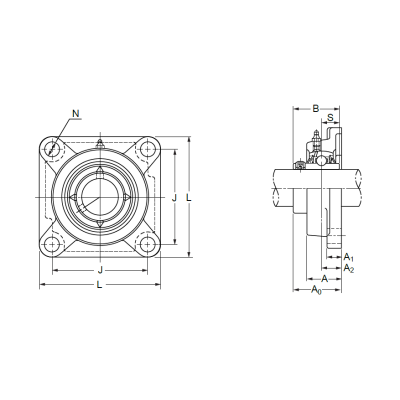 Подшипниковый узел UCF 210