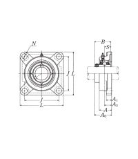 Подшипниковый узел UCF 206 D1