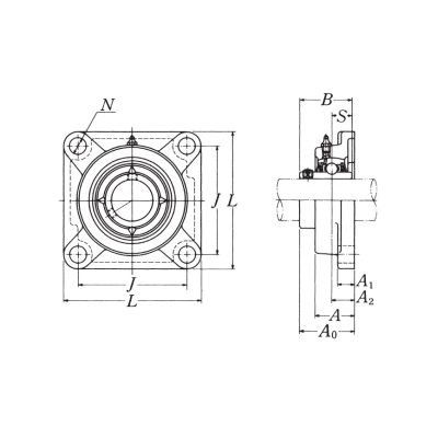 Подшипниковый узел UCF 206 D1