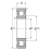 Роликовый цилиндрический подшипник NU 305 ET2X C3