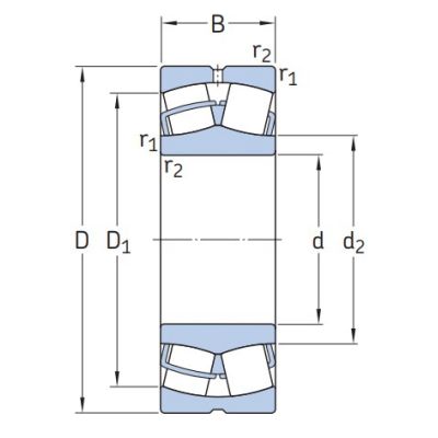 Сферический роликовый подшипник BS2-2211-2RS/VT143 (BS2-2211-2RS/VT143)