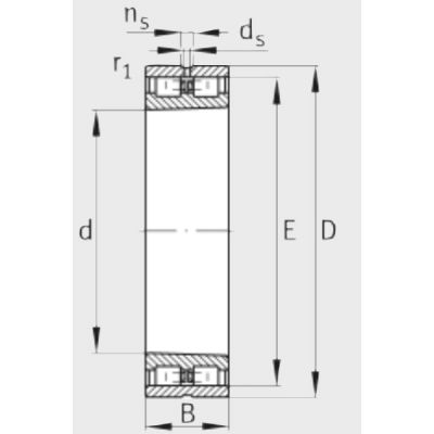 Роликовый цилиндрический подшипник NN 3012 D-K-TVP-SP-XL