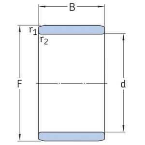 Игольчатый подшипник внутреннее кольцо IR 45x50x35 XL