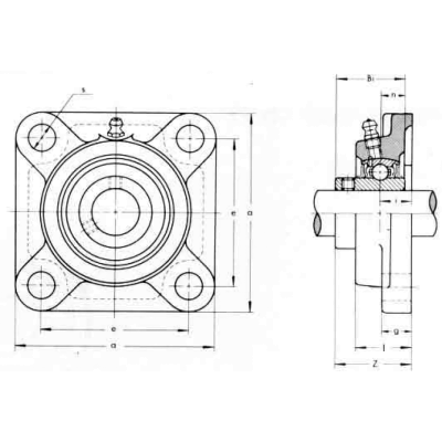 Подшипниковый корпус F 320 ASAHI