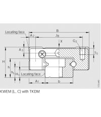 Направляющий рельс TKDM 15 G2/B-220-10/10