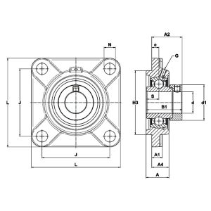 Подшипниковый корпус FS 313