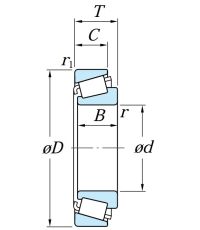 Конический роликовый подшипник 30310 DJR (31310)