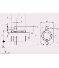 Подшипник LMH 10 UU